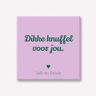 Happy Kleuren tegeltje laten bedrukken Lavendel Jungle groen