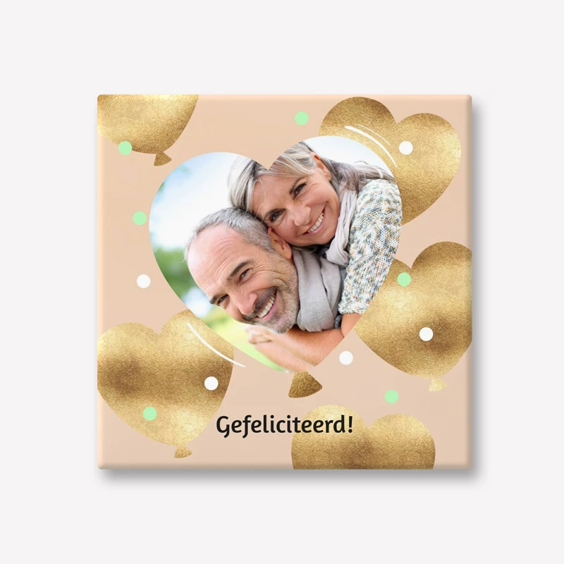 Foto Tegeltje cadeau voor jubileum