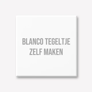 Zelf een tegeltje maken en ontwerpen