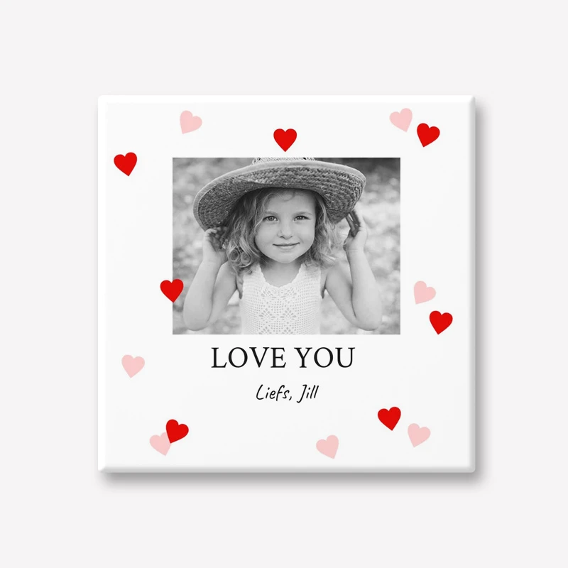 Foto tegeltje maken als cadeautje oma en opa