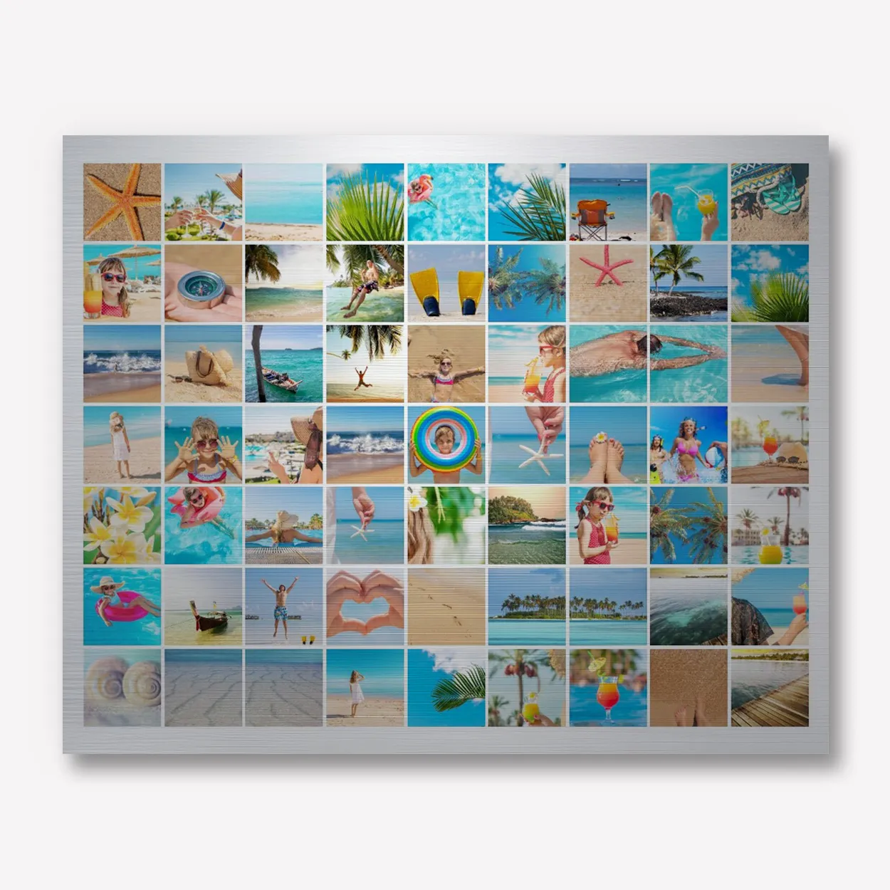 Foto Collage Groot Aluminium 50x40 