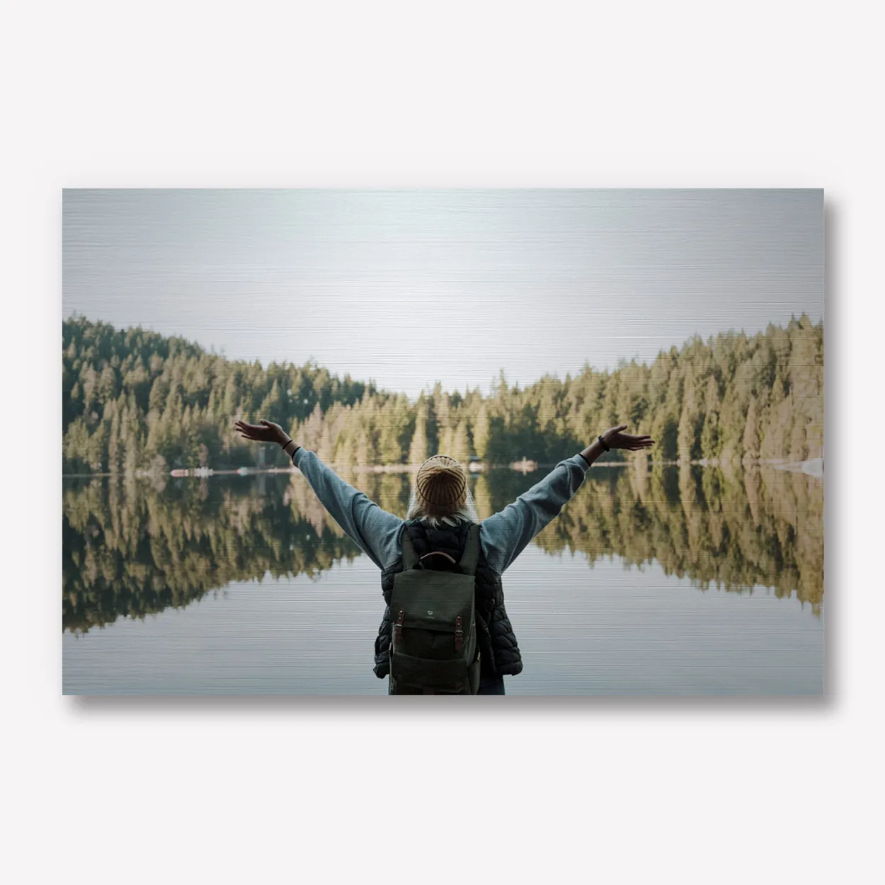 Foto op aluminium 60x40